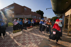 Momentos previos a la entrega de la Medalla de Oro de la Universidad de Málaga a la Universidad de Córdoba y a la Universidad de Sevilla. Paraninfo. Junio de 2023