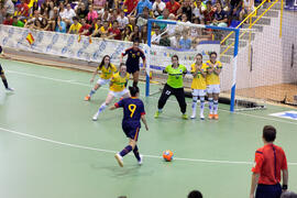 Partido Brasil contra España. 14º Campeonato del Mundo Universitario de Fútbol Sala 2014 (FUTSAL)...