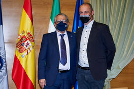 Toma de posesión de nuevo funcionario de la Universidad de Málaga. Edificio del Rectorado. Diciem...