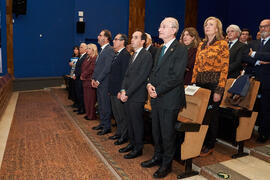 Asistentes a la investidura como Doctores "Honoris Causa" por la Universidad de Málaga de Miquel Roca i Junyent y Miguel Herrero y Rodríguez de Miñón. Paraninfo. Diciembre de 2024