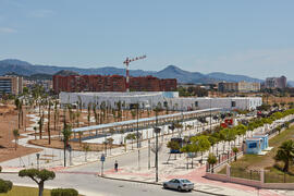 Obras del nuevo Pabellón de Gobierno. Campus de Teatinos. Mayo de 2021
