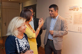 Presentación de las exposiciones realizadas con los trabajos de los alumnos de Arquitectura y Bel...