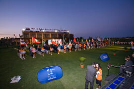 Equipos participantes. Inauguración del Campeonato Mundial Universitario de Golf. Antequera Golf....