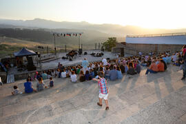 Momentos previos al concierto de Dorantes. Cursos de Verano de la Universidad de Málaga. Ronda. J...