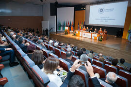 Apertura del Curso Académico 2016/2017 de la Universidad de Málaga. Salón de actos de la Escuela ...