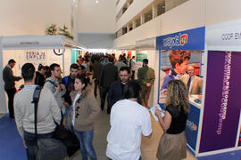 I Feria de Empleo de la Universidad de Málaga. Complejo de Estudios Sociales y de Comercio. Abril...