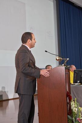 Manuel Castillo. Acto Conmemorativo de los 40 años de la Universidad de Málaga. Escuela Técnica S...