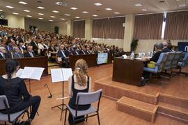 Asistentes a la celebración del 50 Aniversario de la Facultad de Medicina de la Universidad de Má...