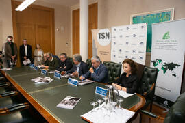 Presentación del número 6 de la revista TSN (Transatlantic Studies Network). Edificio del Rectorado. Noviembre de 2019