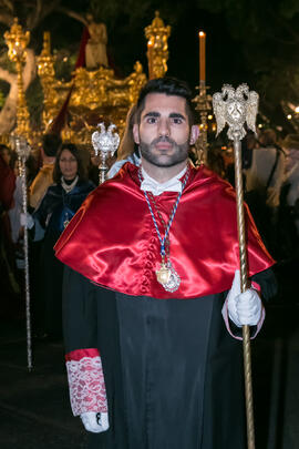 Eugenio Olmedo Peralta. Estación de Penitencia de la Hermandad de los Estudiantes. Málaga. Marzo de 2018