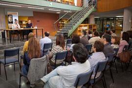 Presentación de la novela 'El protegido', de Pablo Aranda. Biblioteca General. Abril 2015