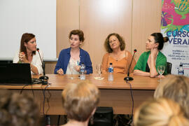 Mesa redonda en el curso "El humor en las artes escénicas". Cursos de Verano de la Universidad de Málaga. Marbella. Julio de 2018
