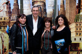 Inauguración de la exposición de Lorenzo Saval. Rectorado. Enero de 2008