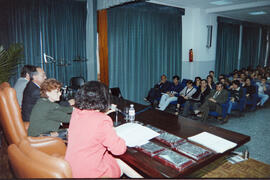 Entrega de diplomas a empresas colaboradoras con la Escuela Politécnica. Abril de 1997