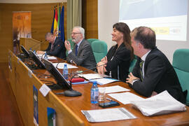 Mesa 2: "La perspectiva de la Unión Europea". Jornada "Brexit y Gibraltar. Un reto con oportunidades conjuntas". Edificio del Rectorado. Febrero de 2017