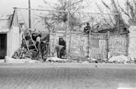 Málaga. Chabolas de la carretera de Cádiz. Marzo de 1963