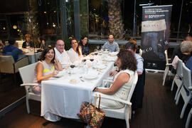 Cena Homenaje a profesores y PAS jubilados de la Facultad de Económicas. Restaurante El Palmeral. Septiembre de 2015