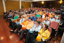 Asistentes a la investidura como Doctor "Honoris Causa" de Antonio Luque por la Faculta...