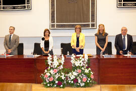 Homenaje al personal que cumple 25 años al servicio de la Universidad de Málaga y personal jubila...