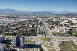 Vista aérea general. Campus de Teatinos. Diciembre de 2016