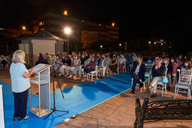 Discurso de Antonia Rojas. Homenaje al personal jubilado o que cumple 25 años de servicio en la Universidad de Málaga. Jardín Botánico. Septiembre de 2021
