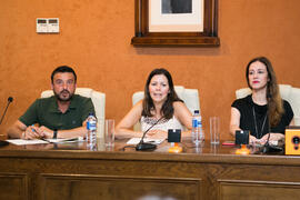 Elsa Marina Álvarez presenta el curso "Transexualidad". Cursos de Verano de la Universidad de Málaga. Málaga. Julio de 2018