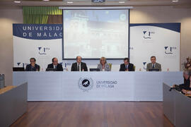 Inauguración de "The Social Dimension and Responsability of Universities". Presidencia ...