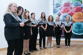 Coro Oficial de la UMA. Graduación y clausura del curso del Aula de Mayores de la Universidad de ...