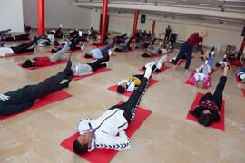 Taller de Yoga. 3º Congreso Internacional de Actividad Físico-Deportiva para Mayores de la Universidad de Málaga. Palacio de Ferias y Congresos de Málaga. Marzo de 2009