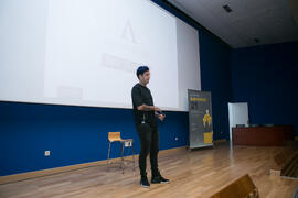 Conferencia de Josef Ajram "¿Dónde está el límite?". Seminario "Emprende 21". Paraninfo. Noviembre de 2017