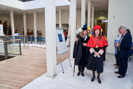 Comitiva académica. Investidura de Aníbal Ollero como Doctor "Honoris Causa" por la Universidad de Málaga. Edificio del Rectorado. Mayo de 2025