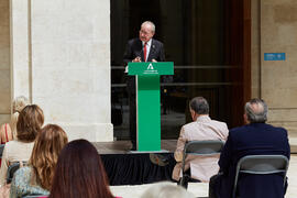 Intervención de Francisco de la Torre. Inauguración de la exposición "Eugenio Chicano Siempr...