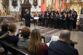 Concierto de Navidad de la Coral Sancti Petri homenaje a la Facultad de Económicas. Iglesia de los Mártires. Diciembre de 2015
