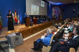 Lección inaugural a cargo de Javier Laserna. Apertura del Curso Académico 2023/2024 de la Universidad de Málaga. Paraninfo. Septiembre de 2023