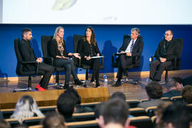 Mesa redonda. Inauguración del curso 2018-2019 de la Escuela Técnica Superior de Arquitectura de la Universidad de Málaga. Paraninfo. Octubre de 2018