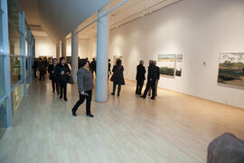 Inauguración de la exposición "Paisajes Andaluces", de Eugenio Chicano. Museo del Patri...