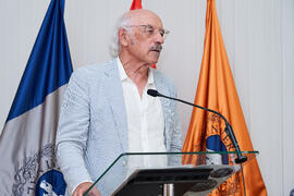 Intervención de Francisco González Fajardo. Presentación del Retrato de Honor de D. Eugenio José Luque Domínguez. Facultad de Ciencias Económicas y Empresariales. Junio de 2025