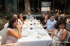 Cena Homenaje a profesores y PAS jubilados de la Facultad de Económicas. Restaurante El Palmeral....