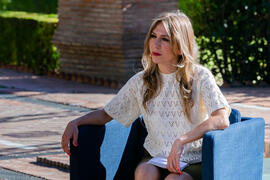 Cristina Mena. "Dialogando" con Theresa Zabell. Jardín Botánico de la Universidad de Má...