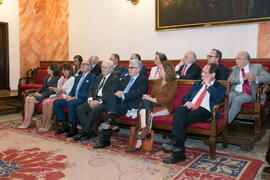 Asistentes al homenaje a Matías Cortés. Facultad de Derecho de la Universidad de Granada. Mayo de...