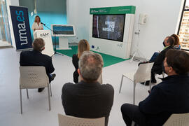 Intervención de Alicia Martínez. Inauguración de la exposición itinerante sobre el plan "Vive tu ciudad". Escuela Técnica Superior de Arquitectura de la Universidad de Málaga. Octubre de 2021
