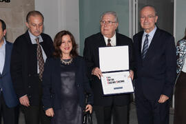 Inauguración de la plaza Pintor Eugenio Chicano. Málaga. Noviembre de 2016