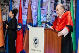 Discurso de investidura de Miquel Roca i Junyent como Doctor "Honoris Causa" por la Universidad de Málaga. Paraninfo. Diciembre de 2024