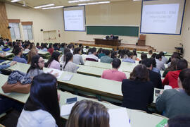 Presentación de las jornadas "Tu valor 10: Un profesional de futuro". Facultad de Cienc...