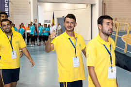 Ceremonia de apertura del IX Campeonato de Europa Universitario de Fútbol Sala. Antequera. Julio de 2013