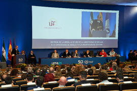 Discurso de Miguel Ángel Castro Arroyo. Entrega de la Medalla de Oro de la Universidad de Málaga a la Universidad de Sevilla. Paraninfo. Junio de 2023