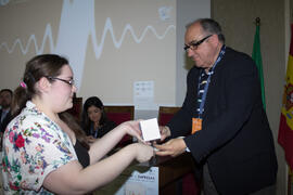 Entrega de premios. Jornada de clausura del I Concurso de Creación de Empresas. Facultad de Cienc...