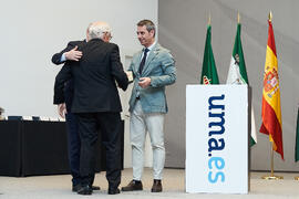 Homenaje a Salvador Molina Ruiz en la Facultad de Marketing y Gestión. Campus de Teatinos. Junio de 2025