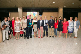 Foto de grupo. Inauguración de los Cursos de Verano de la Universidad de Málaga. Marbella. Julio ...