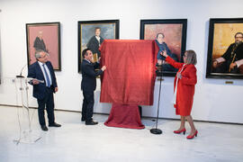 Presentación del cuadro de la rectora Adelaida de la Calle en la Galería de Rectores de la Universidad de Málaga. Edificio del Rectorado. Marzo de 2019